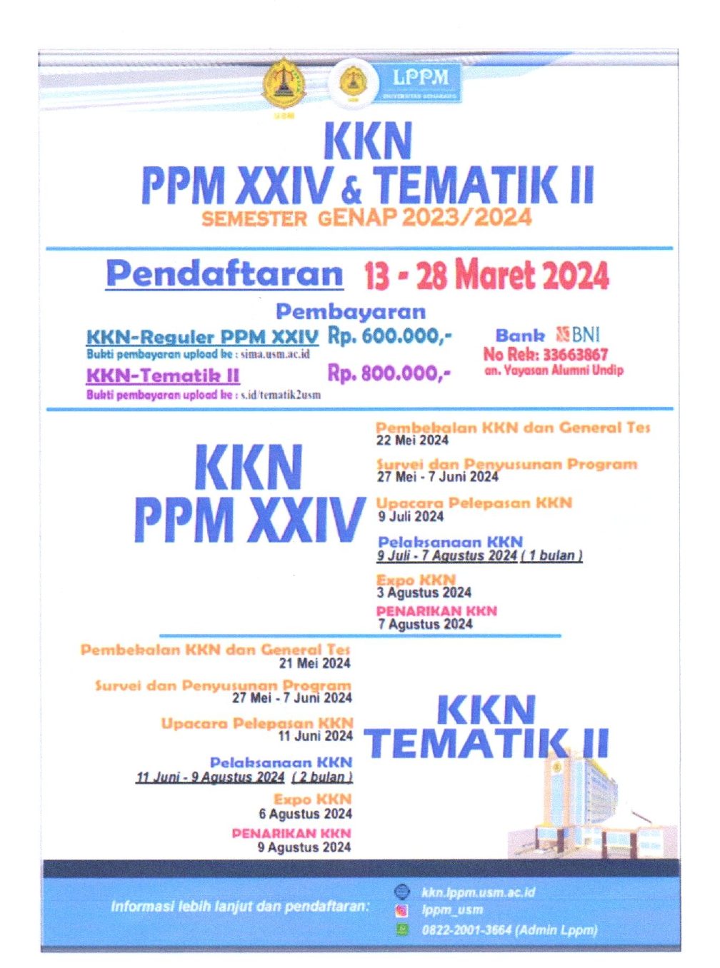 Pemberitahuan Pendaftaran Kkn Semester Genap 2023 2024 – Fakultas